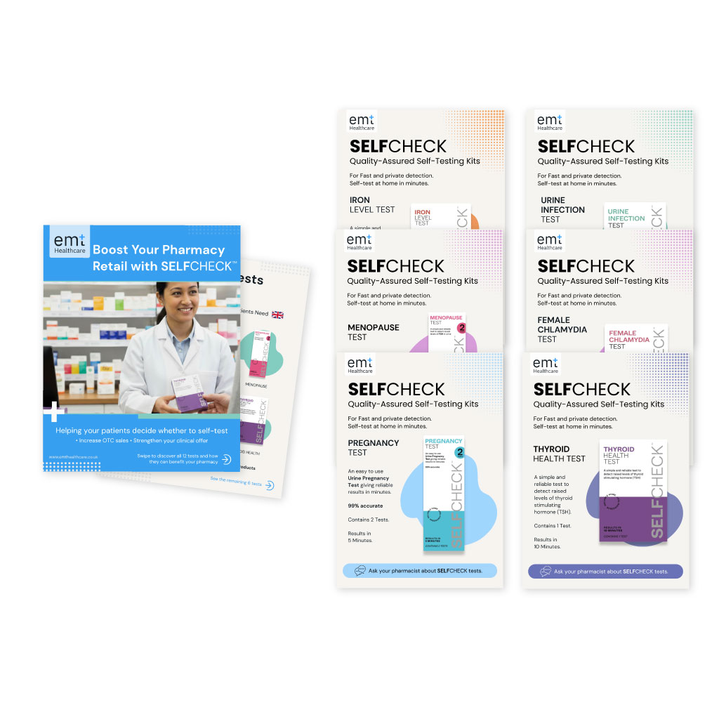 Slefcheck leaflets & poster