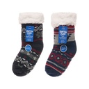 Boys Lounge Socks With Sherpa Lining And Gripper (Pack of 12)