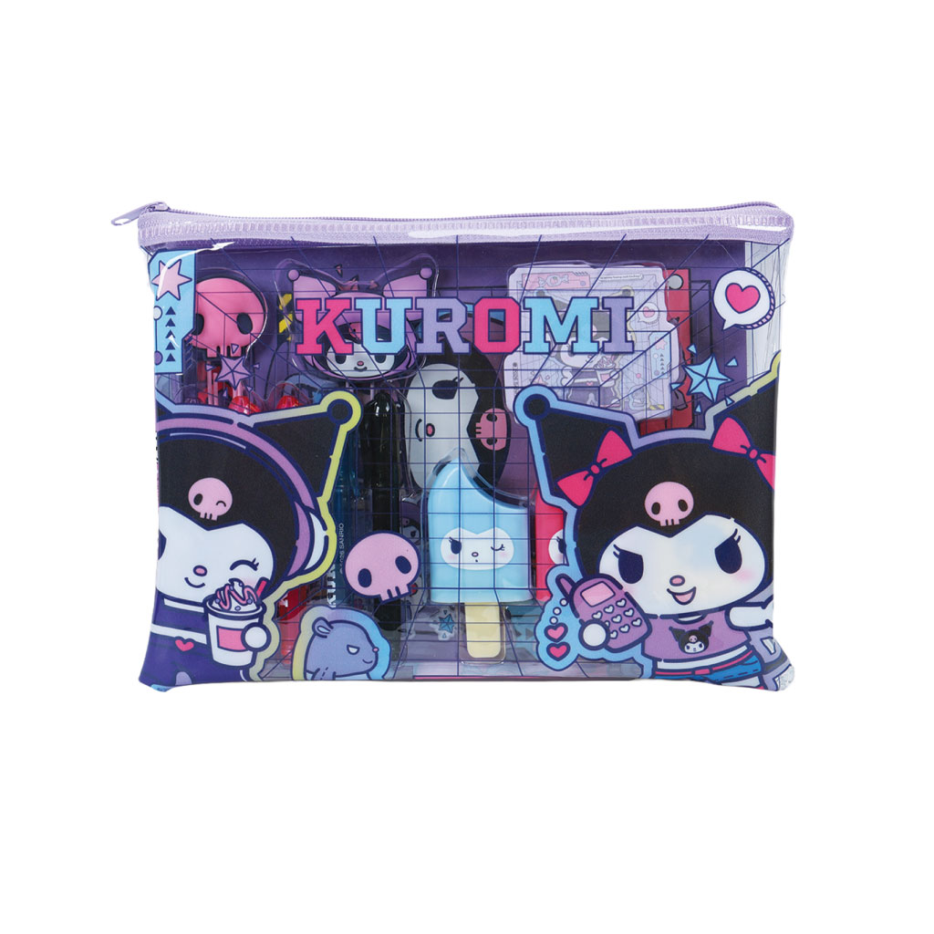 KUROMI PVC Stationery Set (Pack of 6)