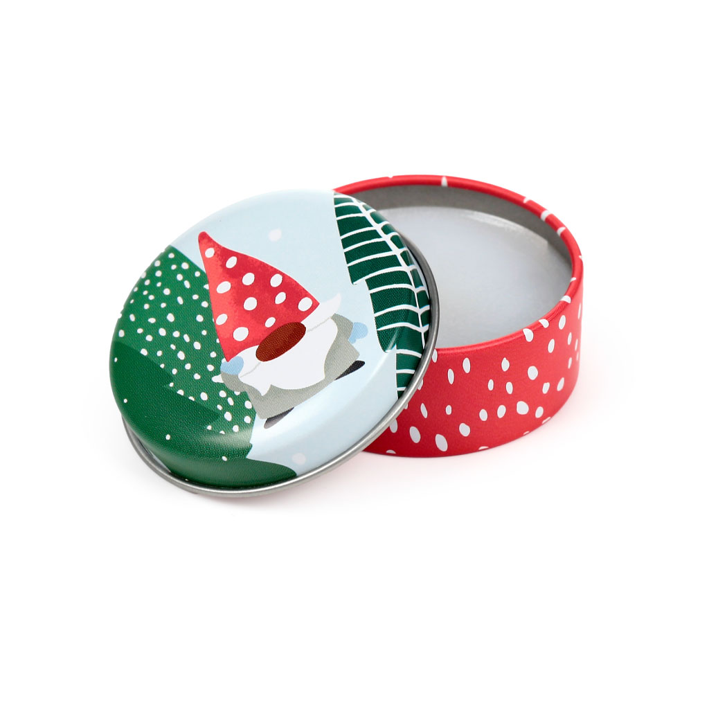 Christmas Jolly Gonk Lip Balm in a Tin (Pack of 12)