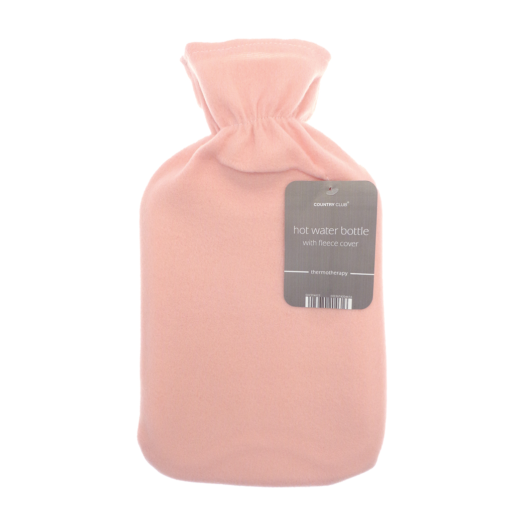 Everyday Plain Fleece Hot Water Bottle