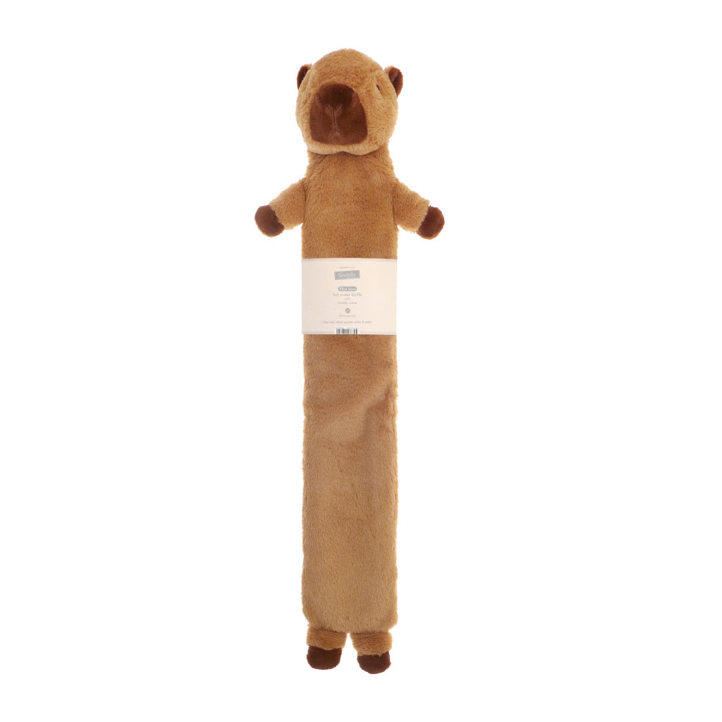Long Hot Water Bottle with Novelty Cover - Assorted Snuggly Designs