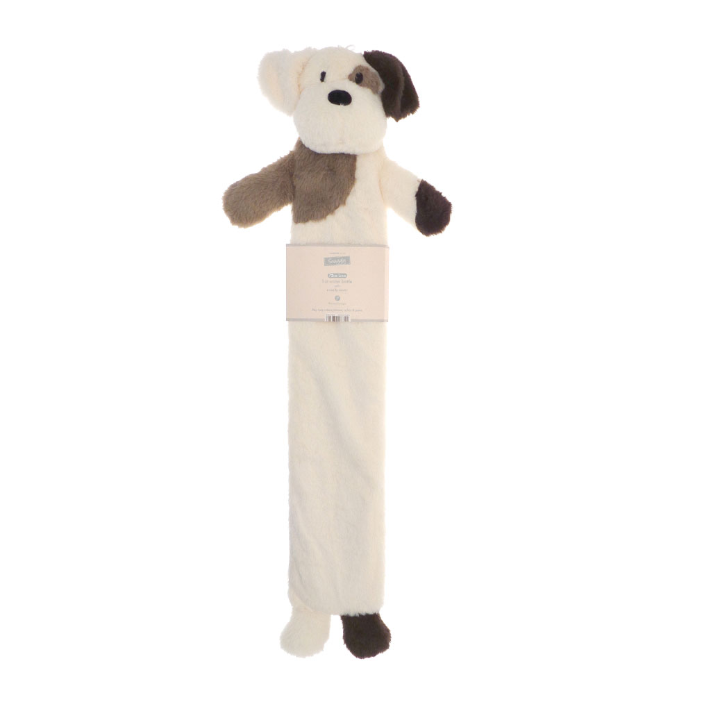 Long Hot Water Bottle with Novelty Cover - Assorted Snuggly Designs