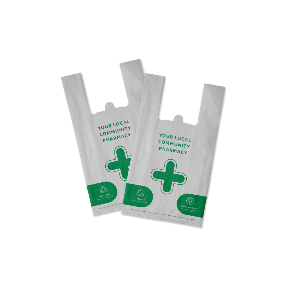 Pharmacy vest carrier bags