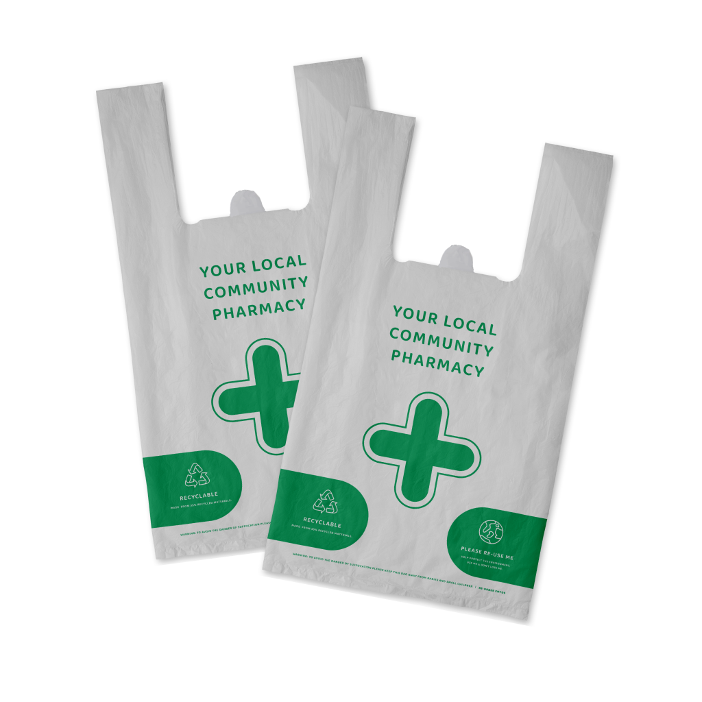 Pharmacy vest carrier bags