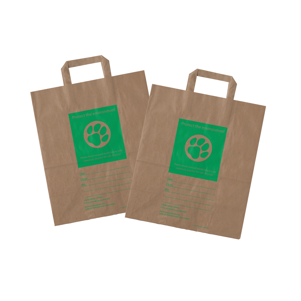 Vet Direct Brown Paper Carrier - Small