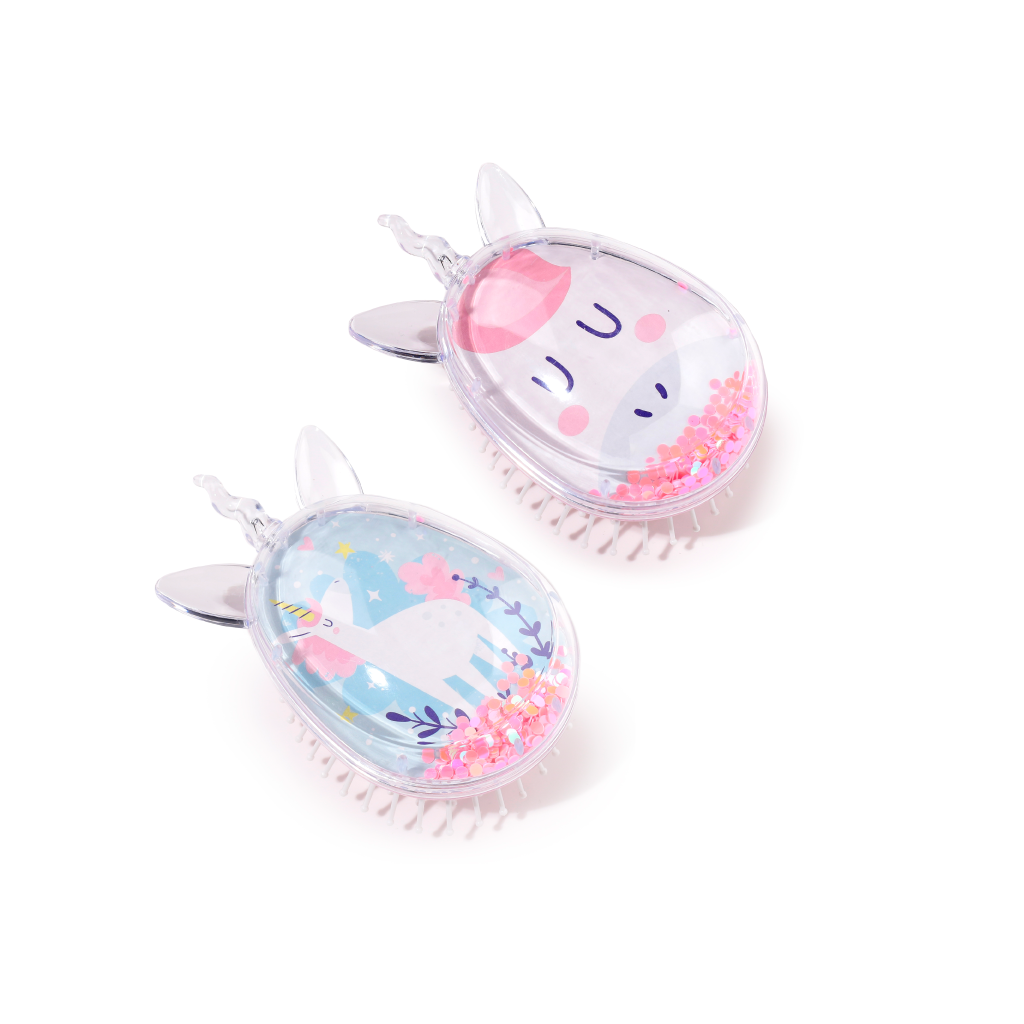 Unicorn Glitter Hairbrush 