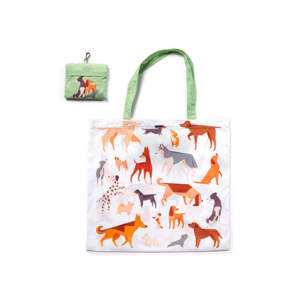 Barks Dog Design Reusable Shopping Bag 