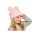 Kids Cable Hat With Pom Pom 