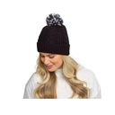 Ladies Hat With Detachable Pom Pom 