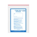 Polygrip Self Seal Fridge Bags 205x280mm+75mm