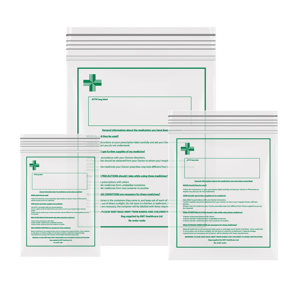 Polygrip Self Seal Bags 205x280mm