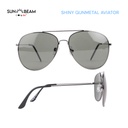 Clip Strip of Mens Sunglasses with Protective Pouches