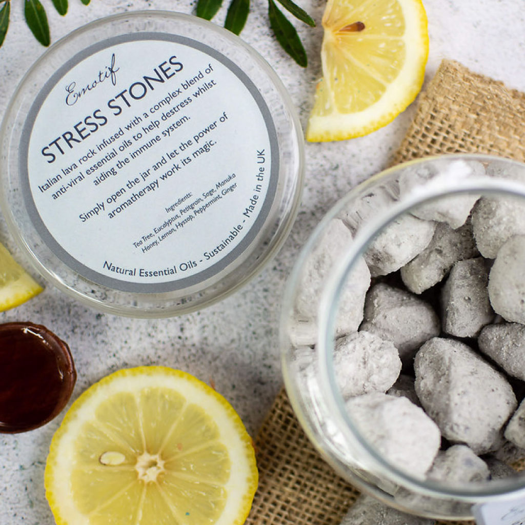 Stress Stones Gift Set - Tea Tree & Eucalyptus