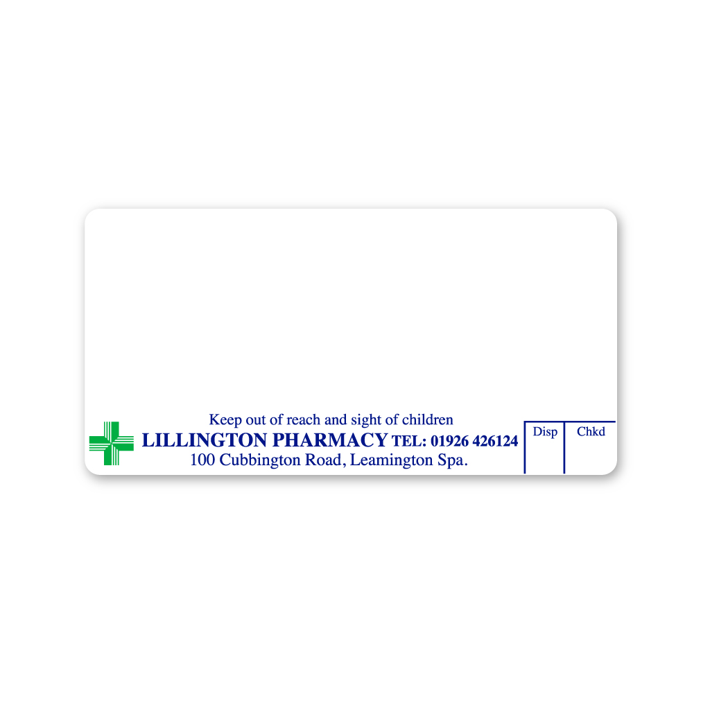 [AZEMT3117] Lillington Pharmacy Labels