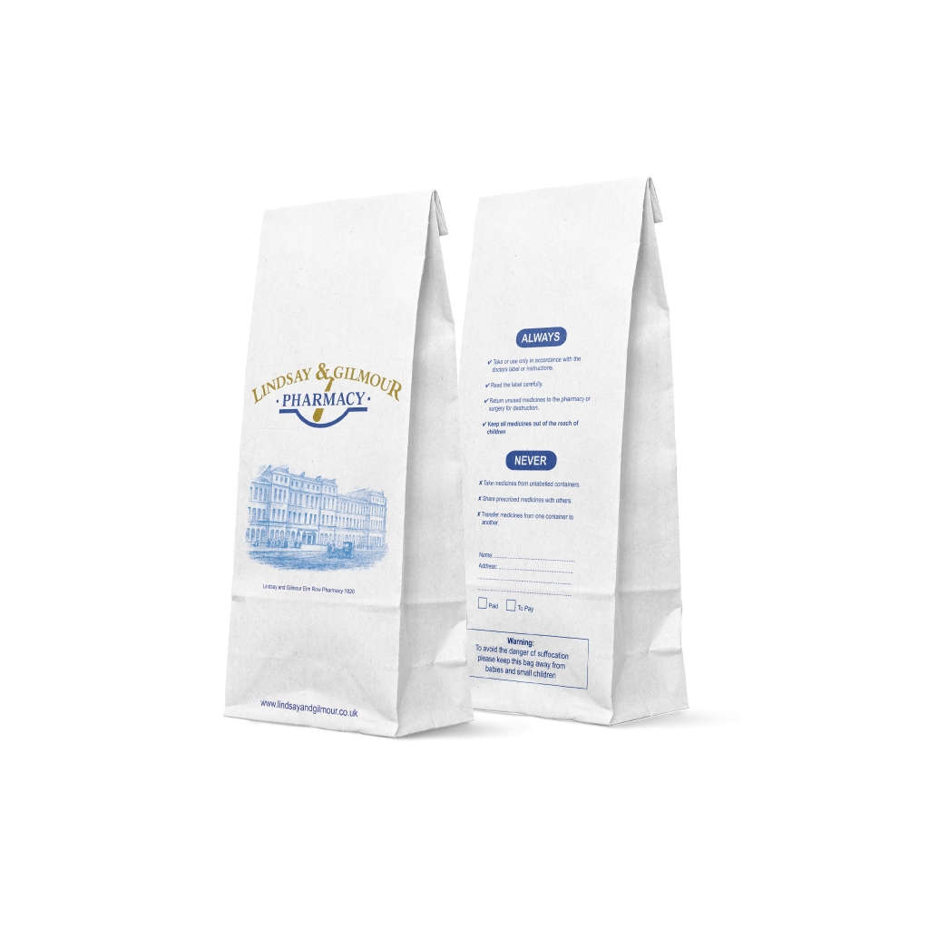 P2 Lindsay & Gilmour Prescription Bags