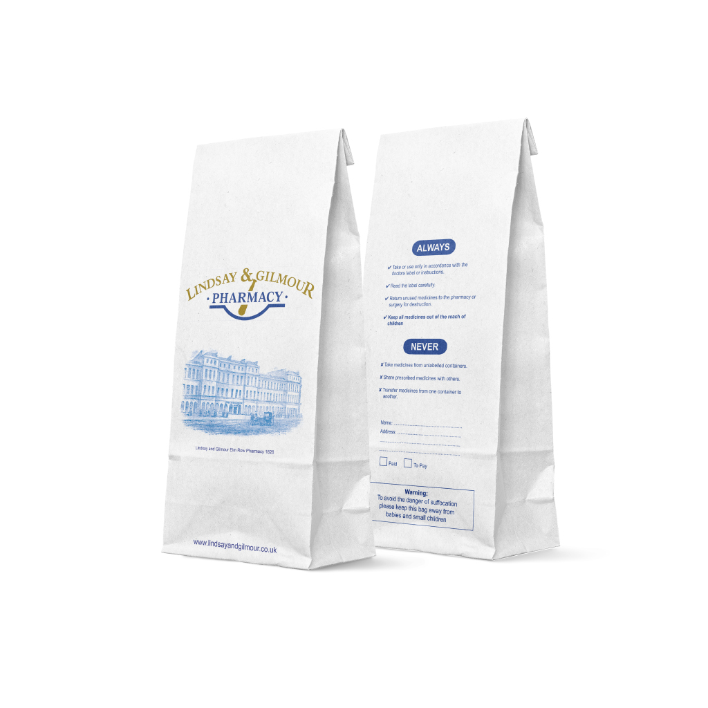 [LGP004] P4 Lindsay & Gilmour Prescription Bags