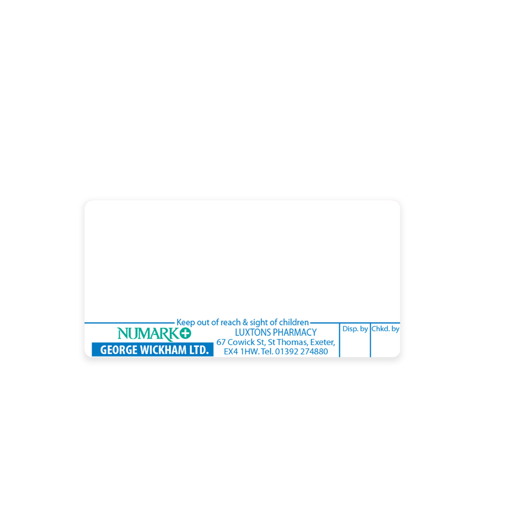 [EMT505B] Luxtons Pharmacy Dispensing Labels