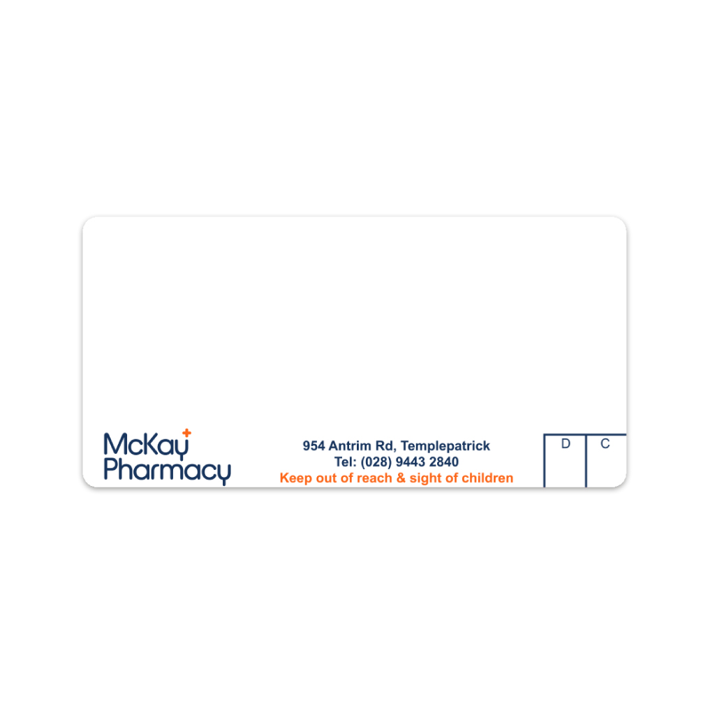 [EMT932] McKay's Templepatrick Pharmacy Labels