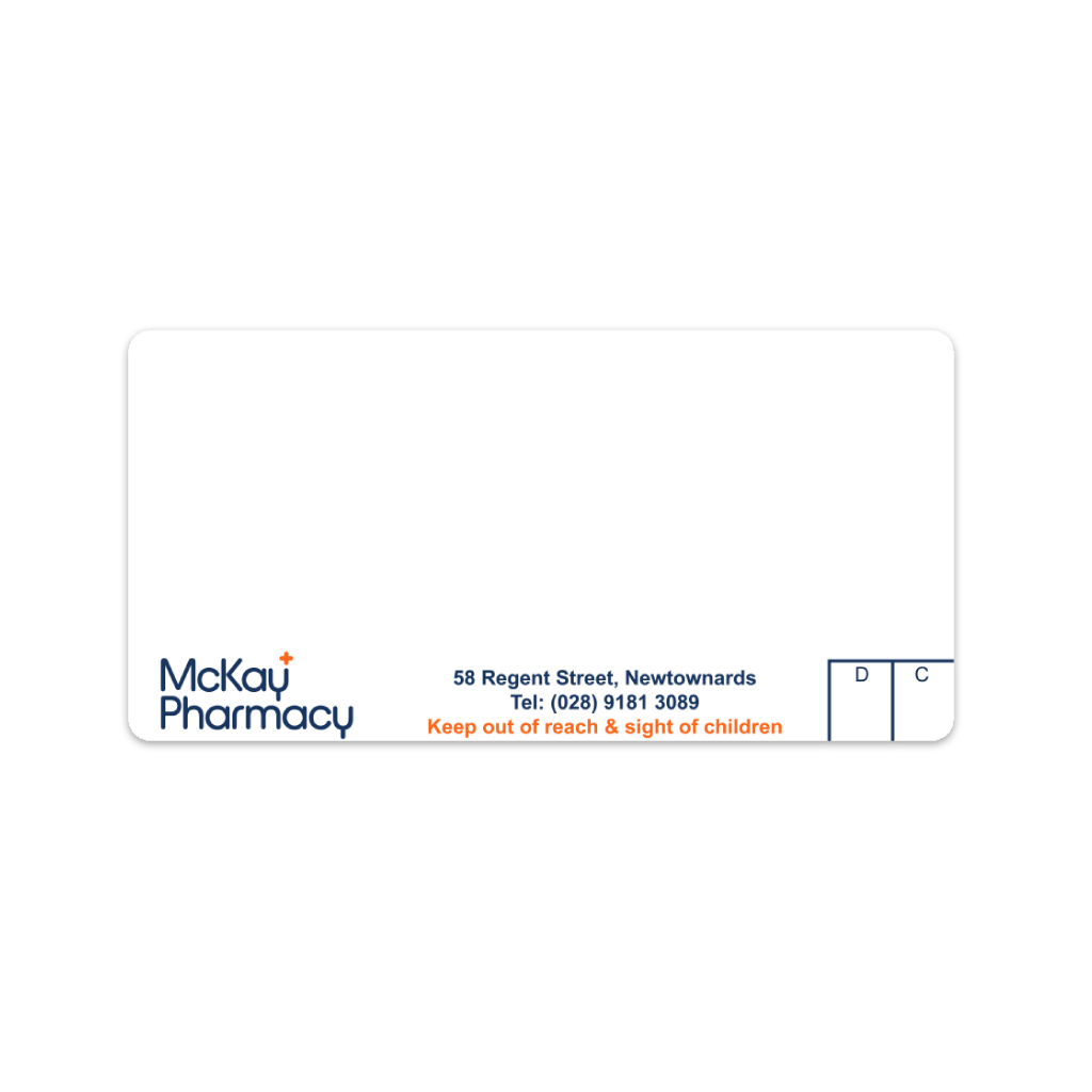 [EMT933] McKay's Pharmacy Regent St Labels