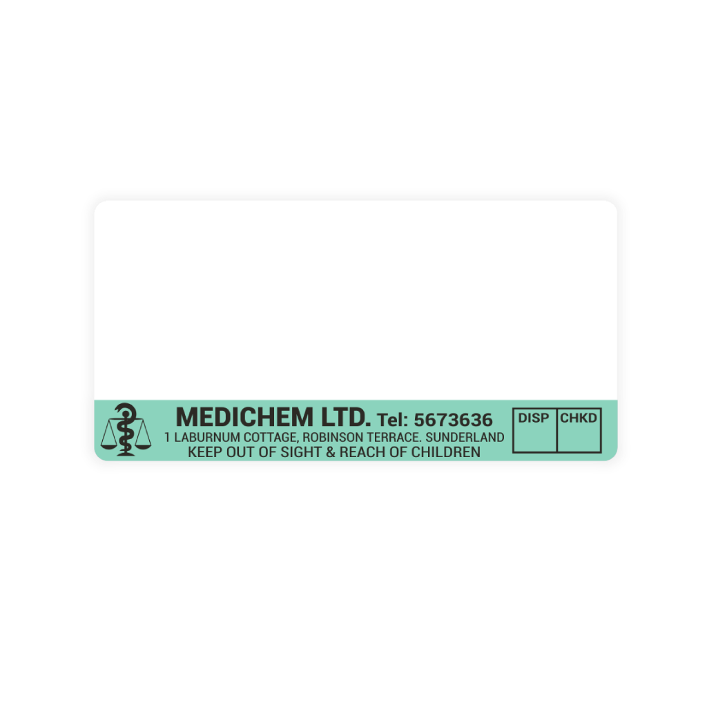 [EMT944] Medichem Laburnam Dispensing Labels