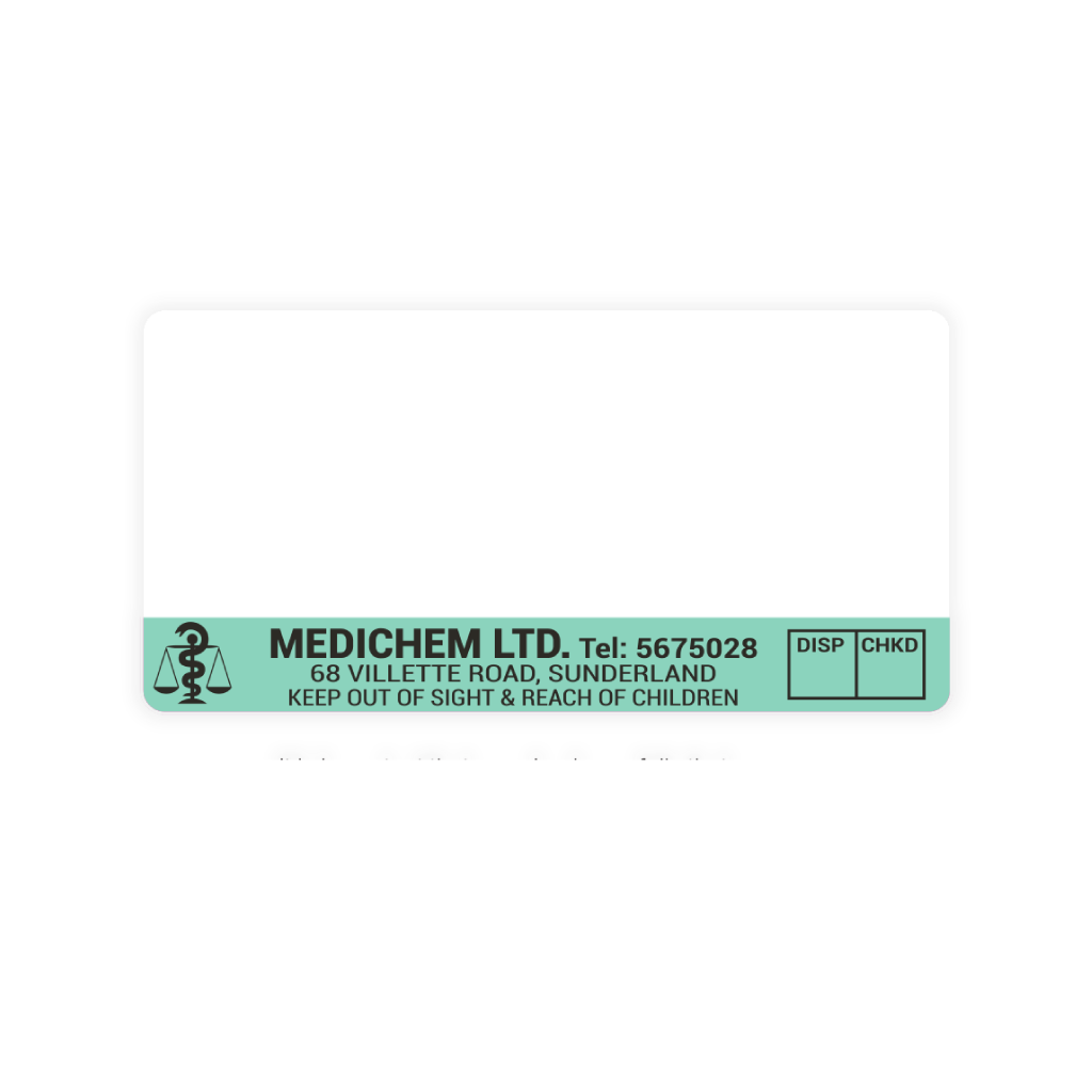 [EMT945] Medichem Villette Dispensing Labels