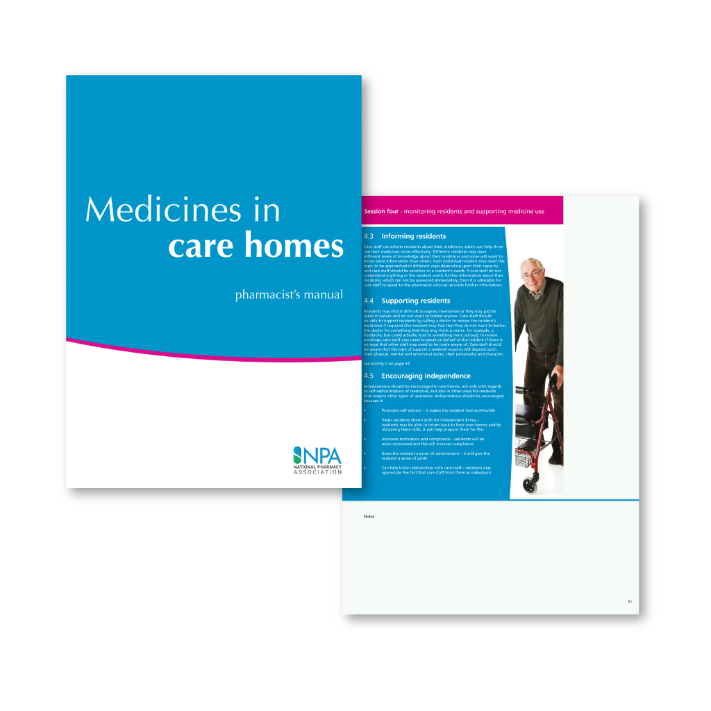 [MCH001] Medicines In Care Homes A4 Trainer Packs
