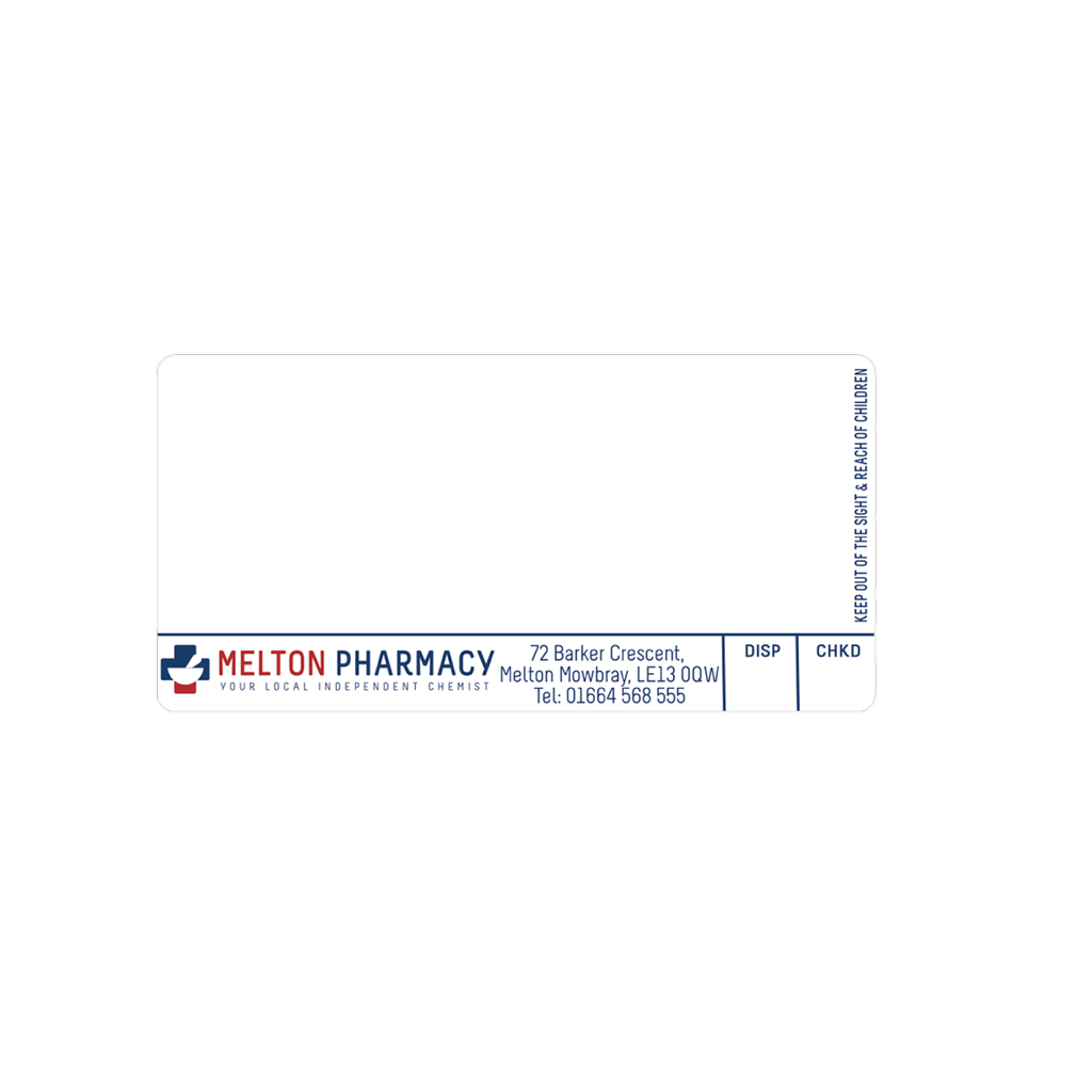 Roshban Melton Pharmacy Labels