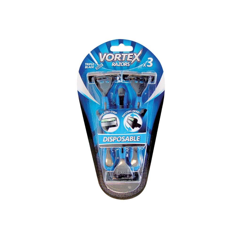 Mens Triple Blade Ultra Razors 3Pk