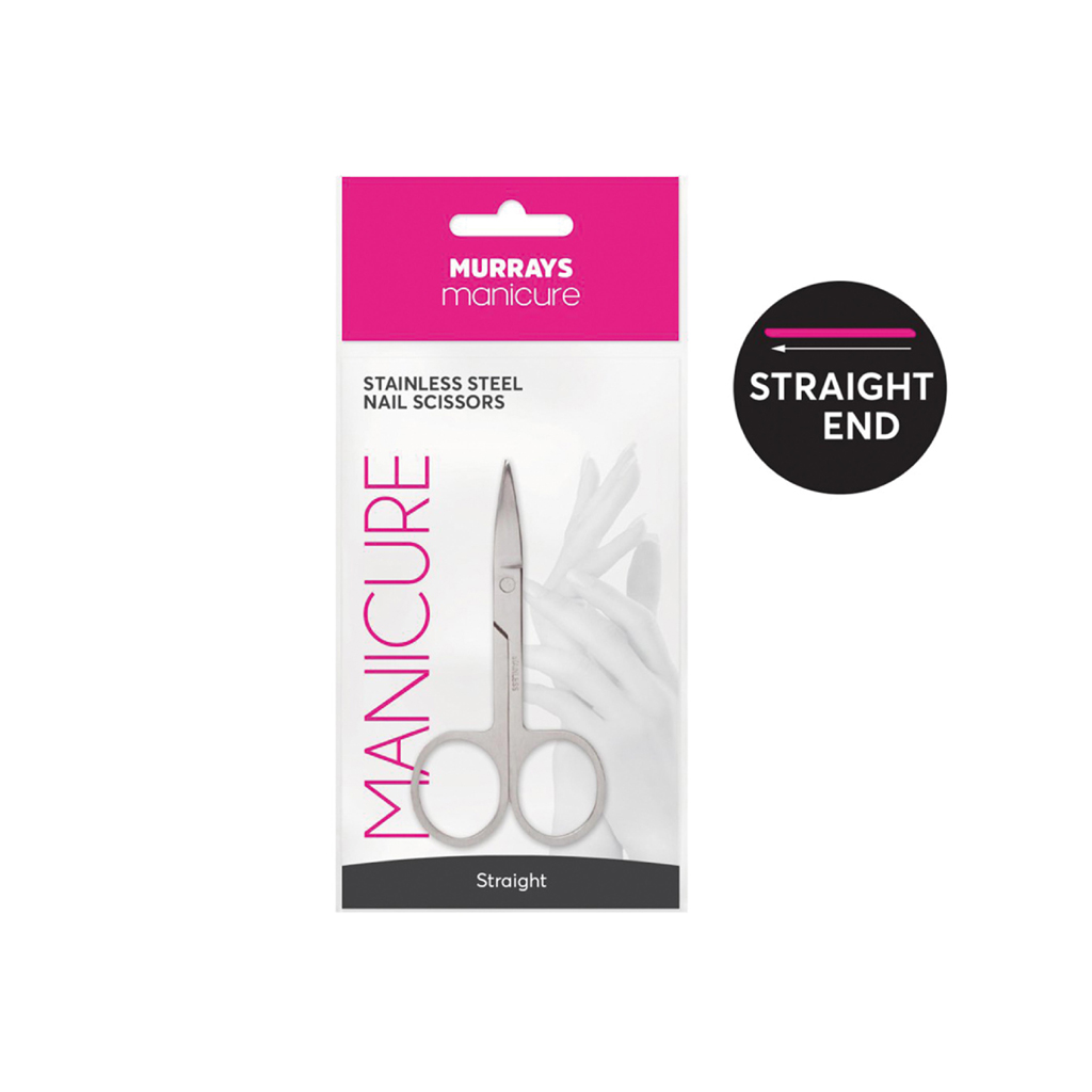 [MM2521] Murrays Manicure Stainless Steel Straight Nail Scissor