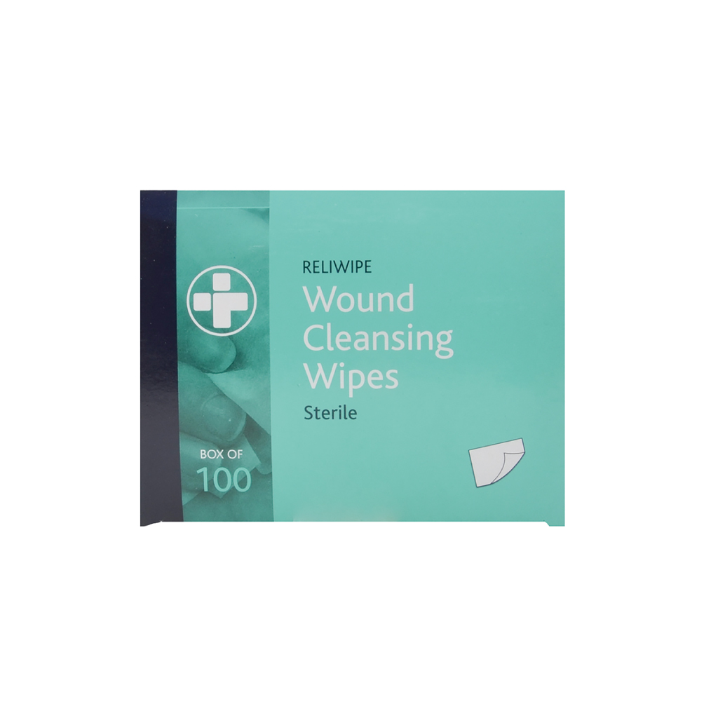 Moist Saline Cleansing Wipes 100 Wipes per Box