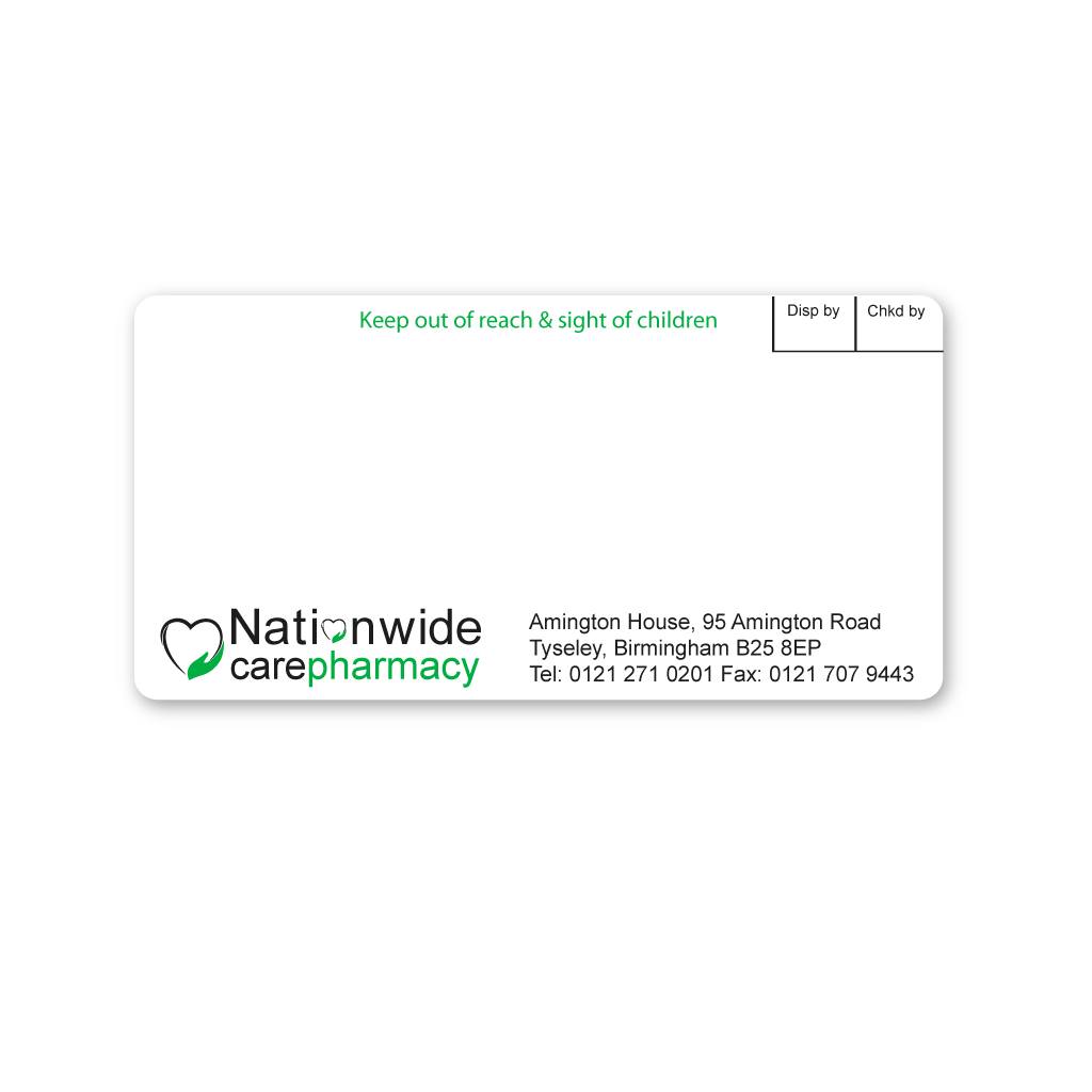 Nationwide Care Pharmacy Labels