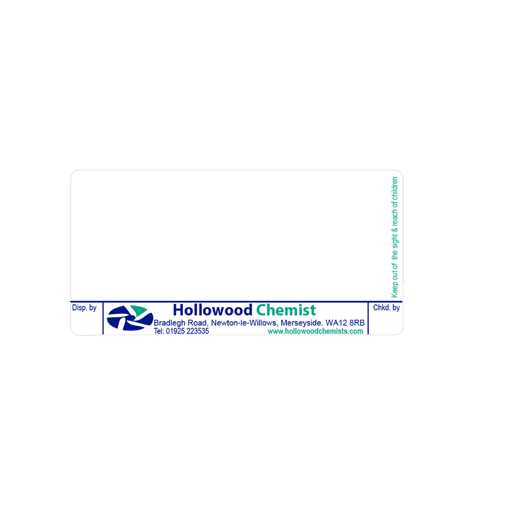 Bradlegh Rd Pharmacy Labels Hollowood