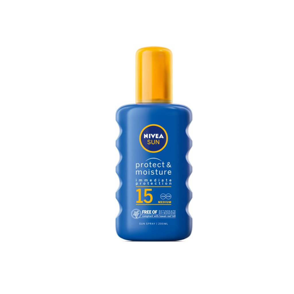 Nivea Sun & Protect SPF15 Moisture 200ml Sun Lotion Spray