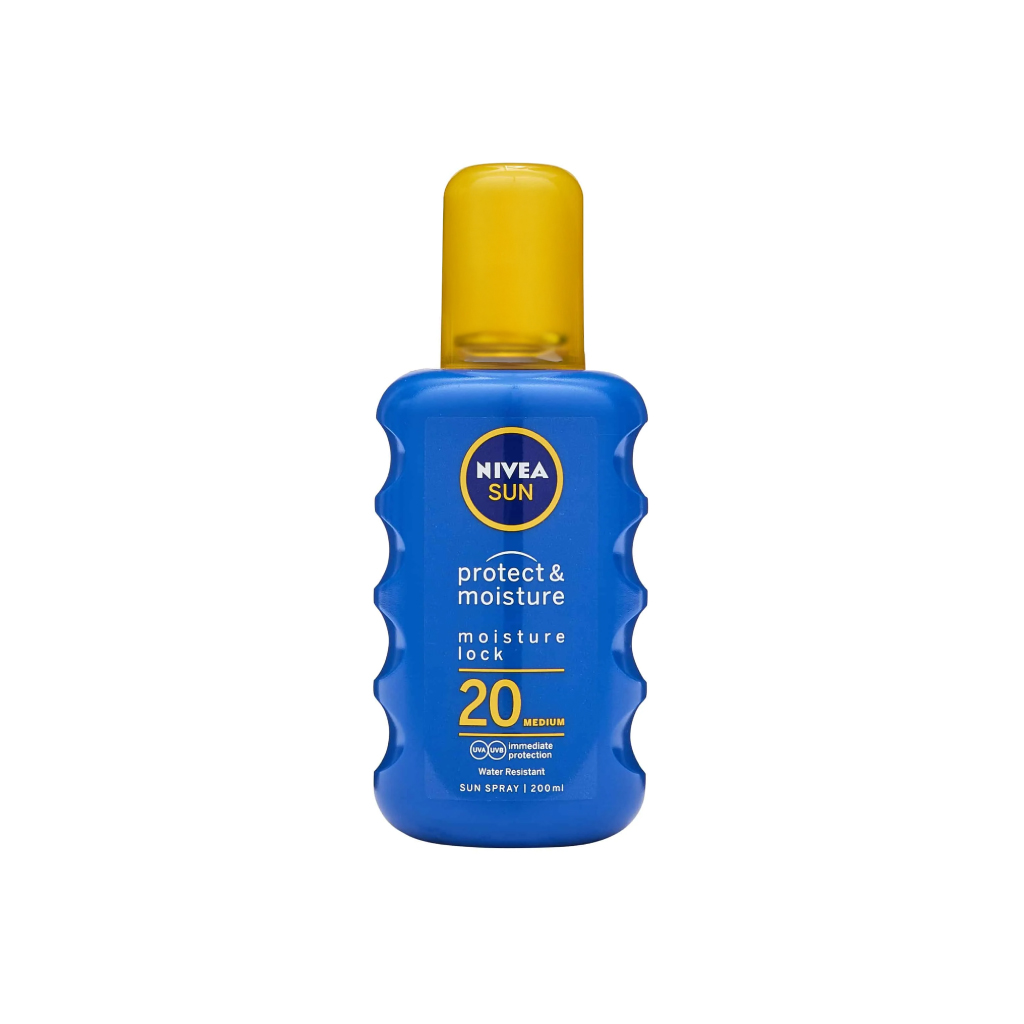 Nivea Sun & Protect SPF20 Moisture 200ml Sun Lotion Spray