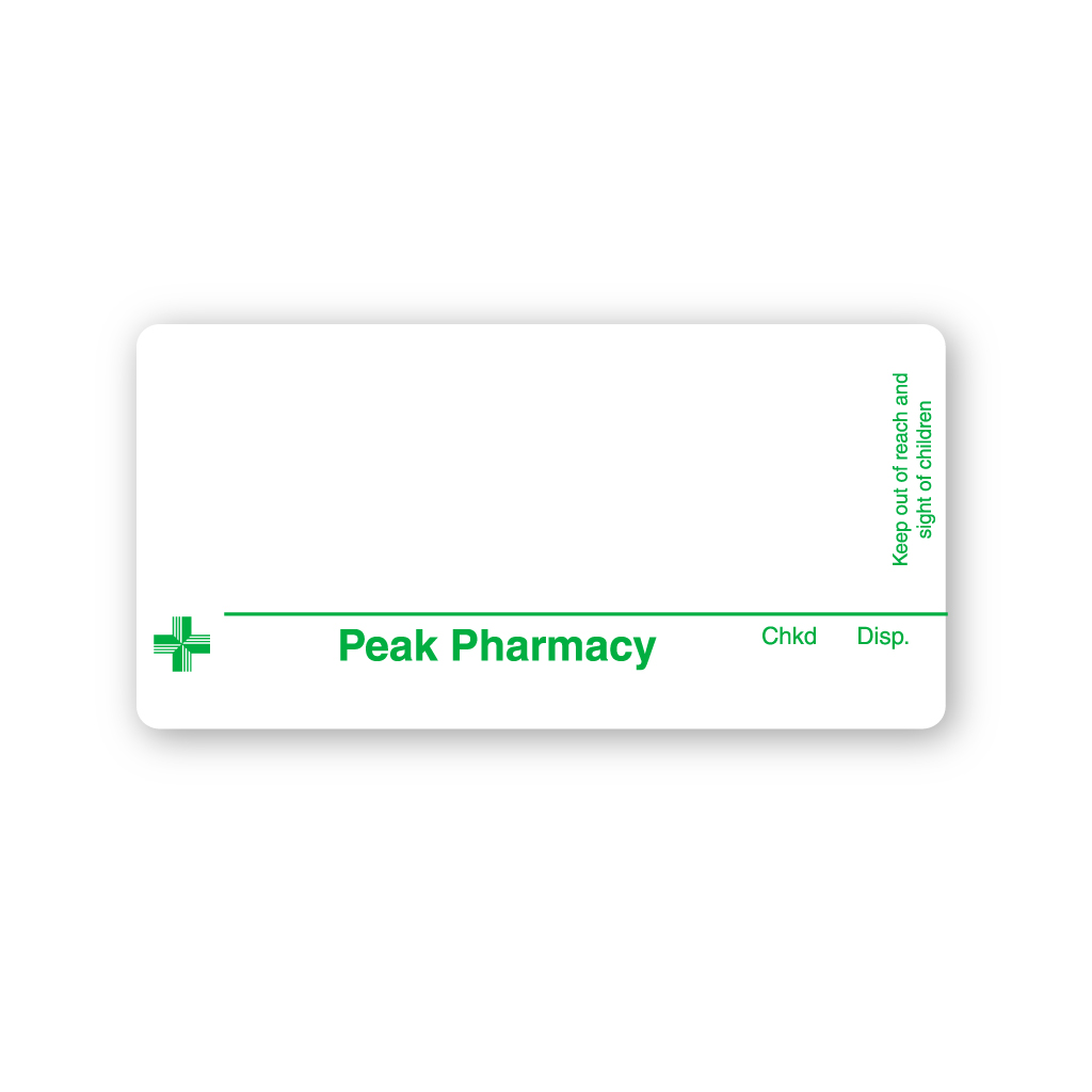[EMT2659] Peak Pharmacy Labels