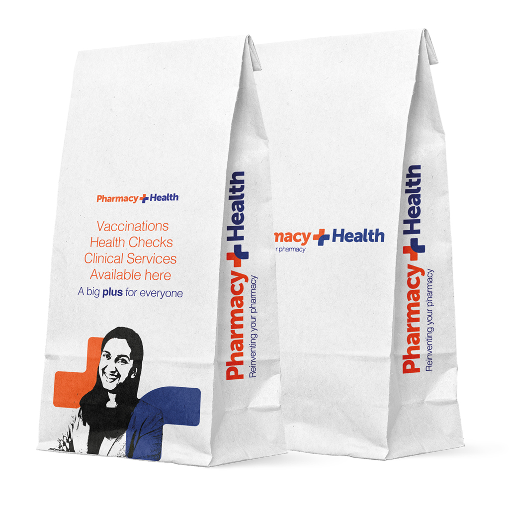 P9 Pharmacy Health Prescription Bags
