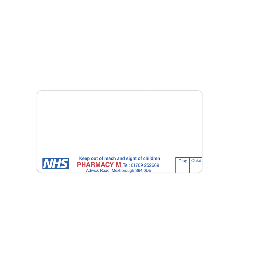 [EMT1220] Pharmacy M Dispensing Labels