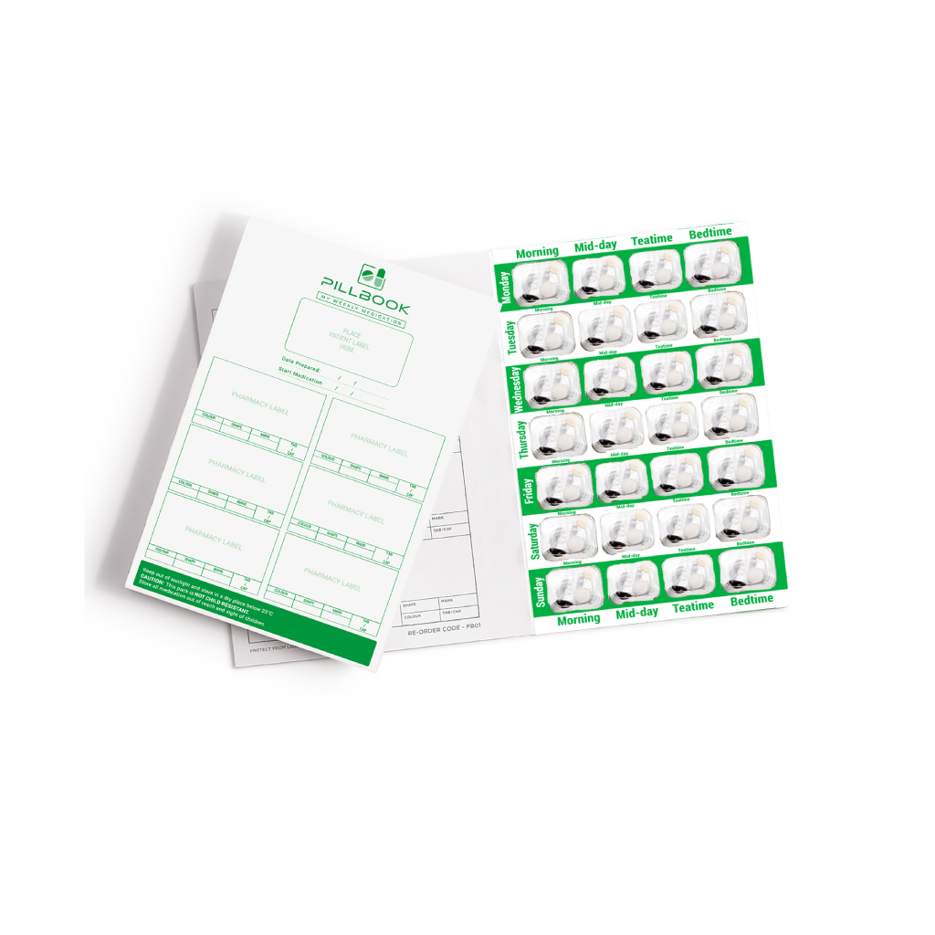 PillBook Large Card Monitored Dosage System Trays