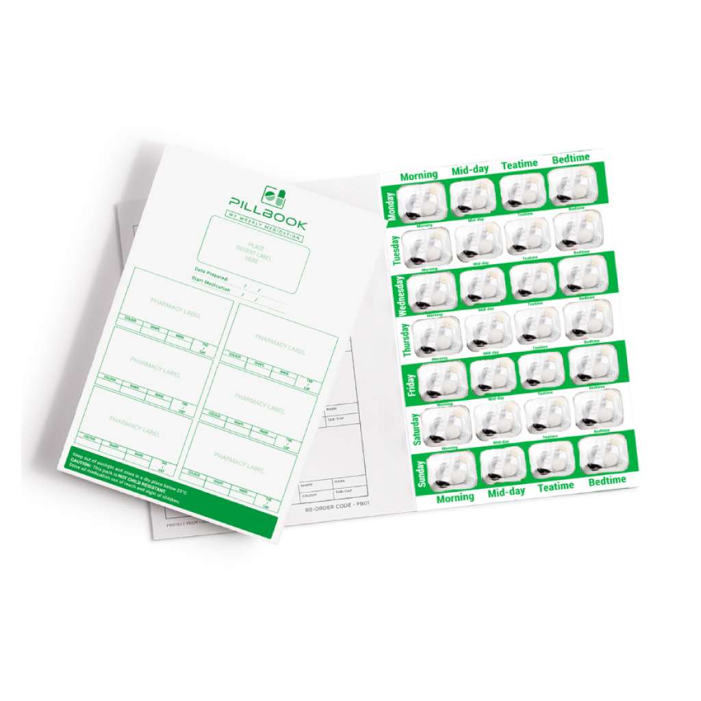 [PB01] PillBook Large Card Monitored Dosage System Trays