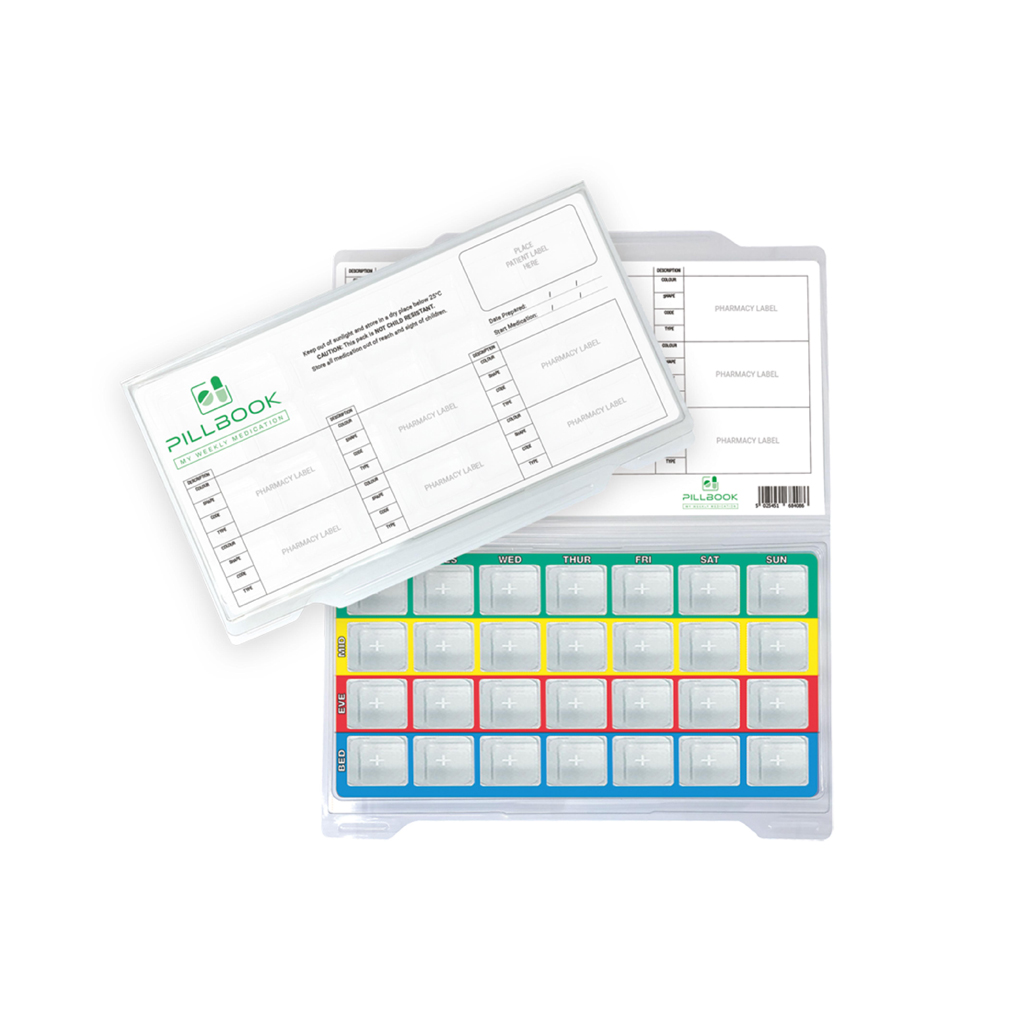 PillBook Monitored Dosage System 28 Day - Extra Large KIT (MDS)