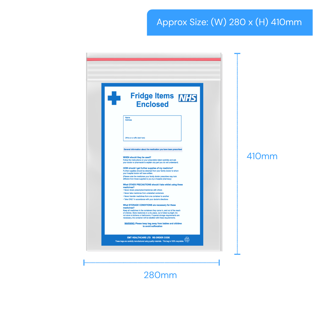 Polygrip Self Seal Fridge Bags 280x410mm