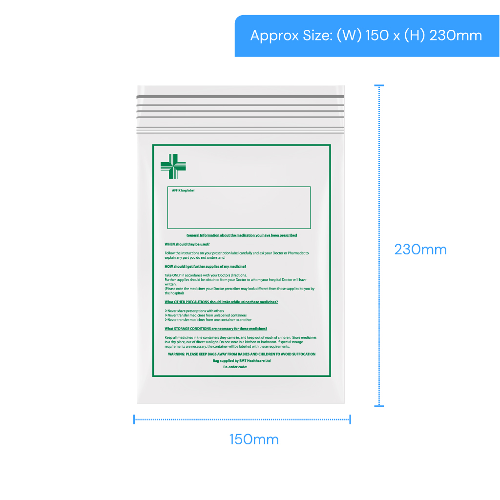 Polygrip Self Seal Bags 150x230mm