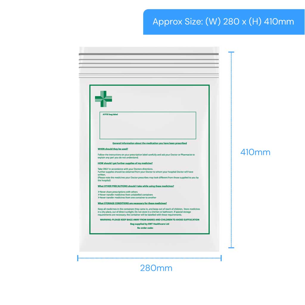 [MGB1116] Polygrip Self Seal Bags 280x410mm