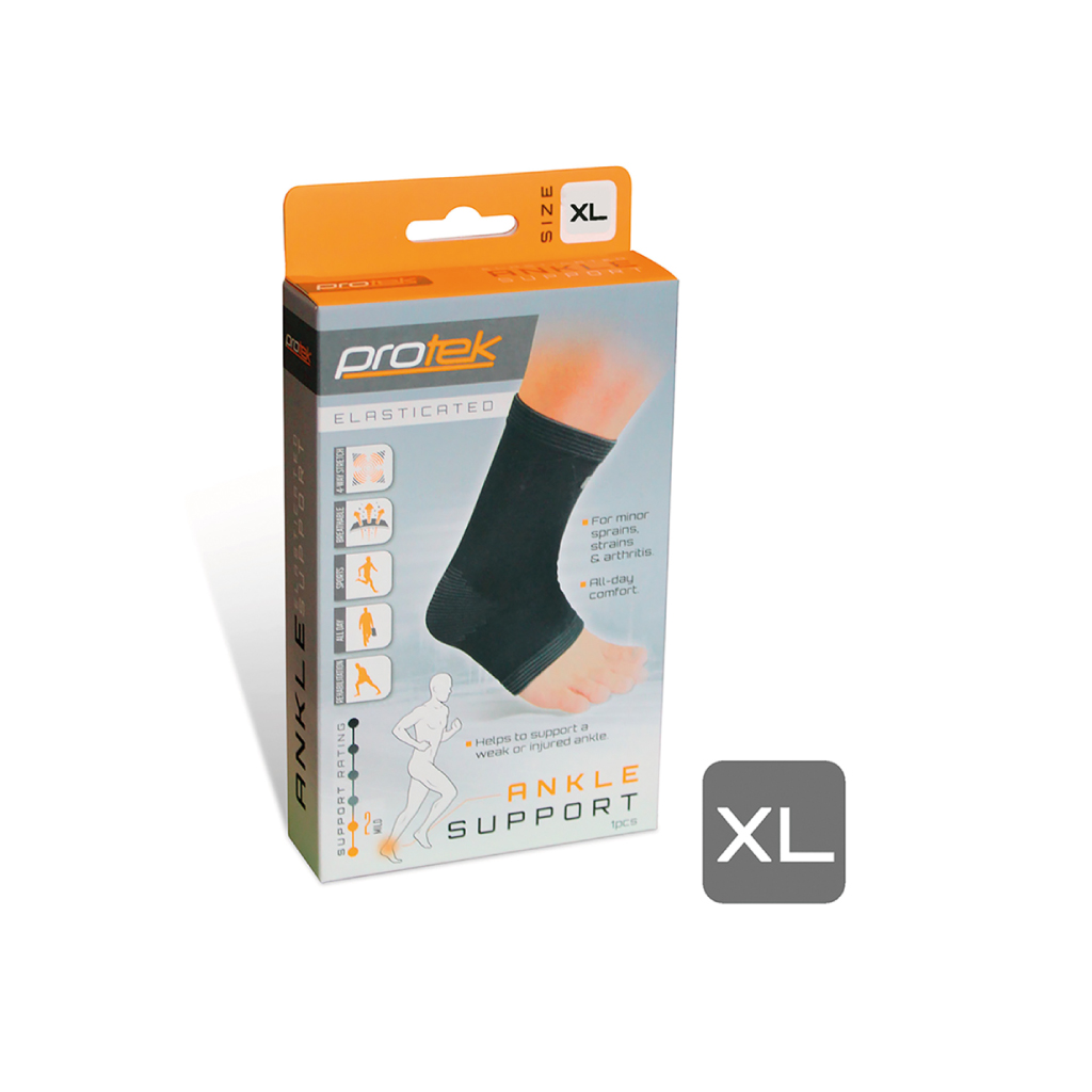 [P20137] Protek Elasticated Ankle Support Size Extra Large