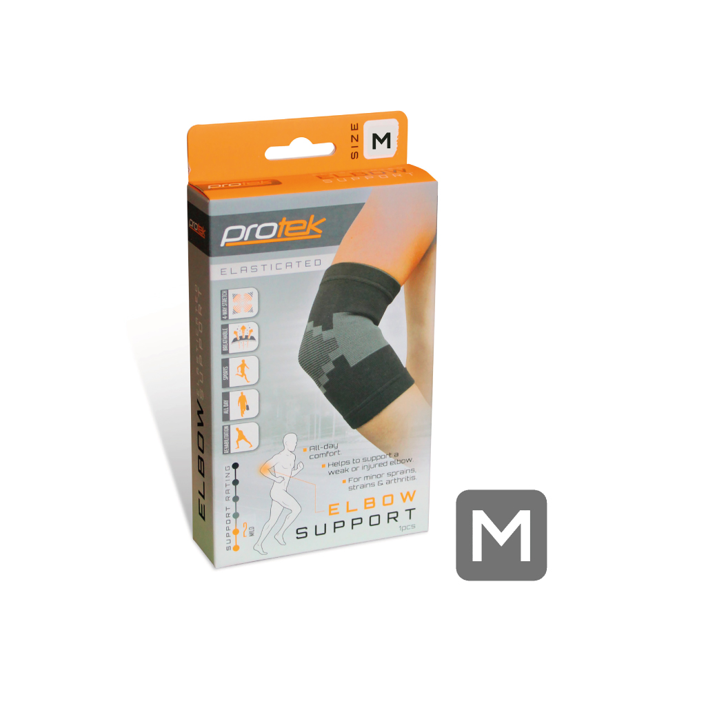 [P20311] Protek Elasticated Elbow Support Size Medium