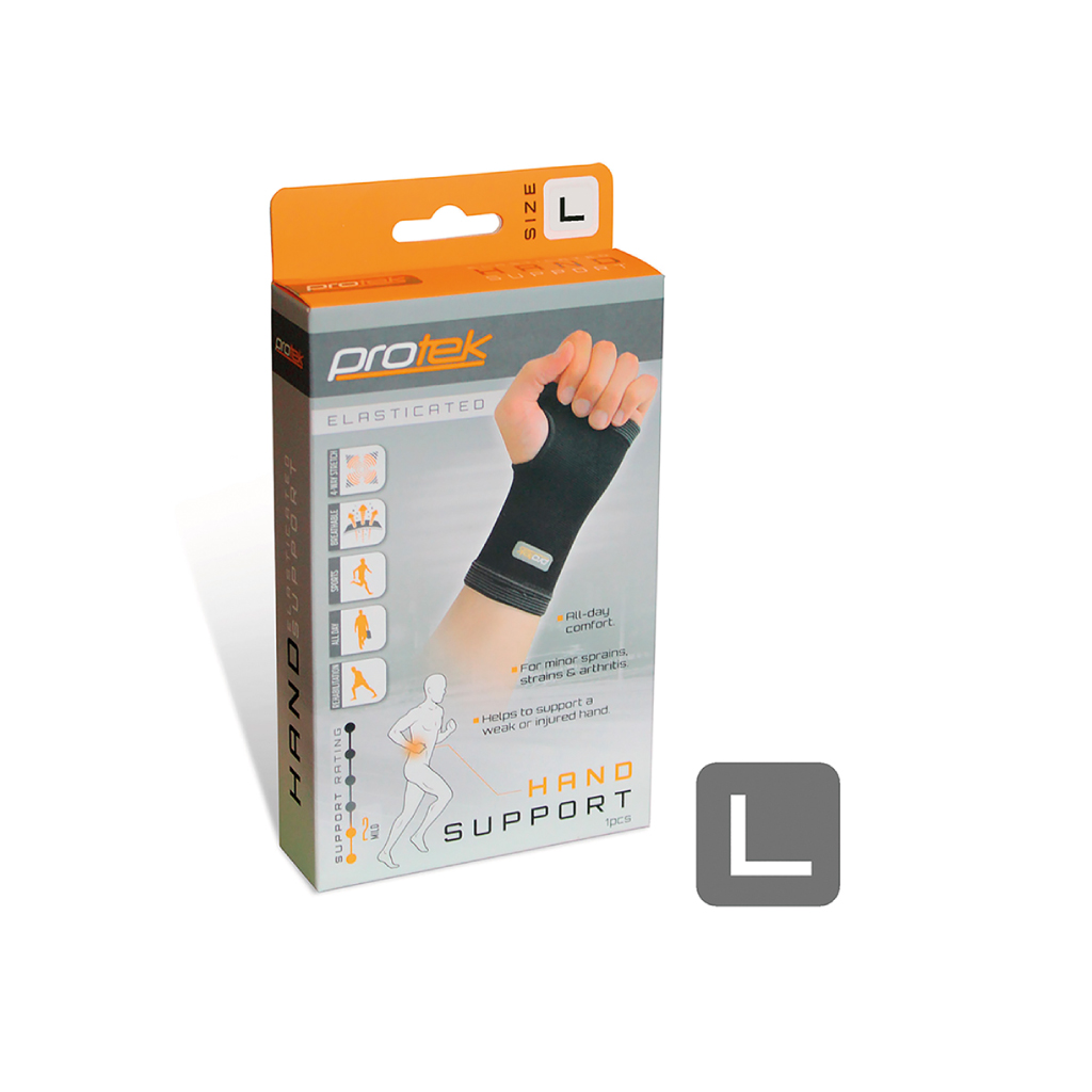 [P20427] Protek Elasticated Hand Support Size Large