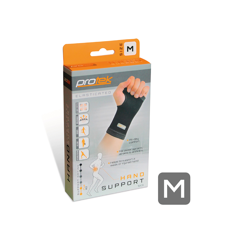 [P20410] Protek Elasticated Hand Support - Medium