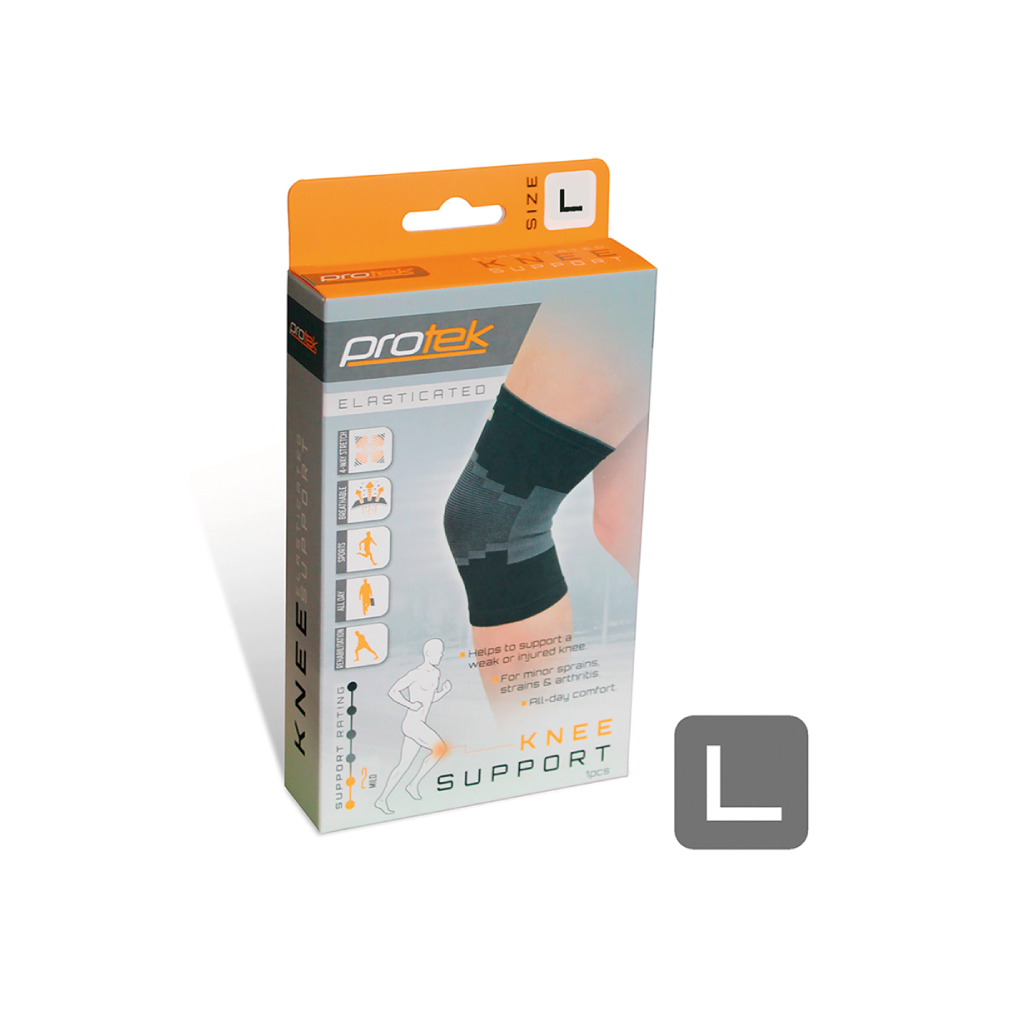 Protek Elasticated Knee Support (L)
