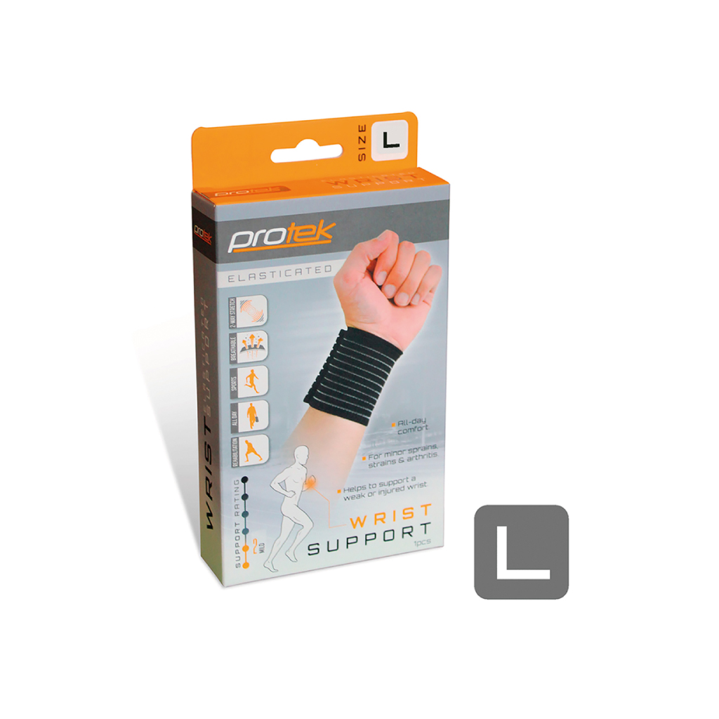 [P20021] Protek Elasticated Wrist Support - Large